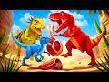 Hungry Dinosaurs’ Epic Food Hunt in the Desert | Thrilling Jurassic Dinosaurs Wild Adventure