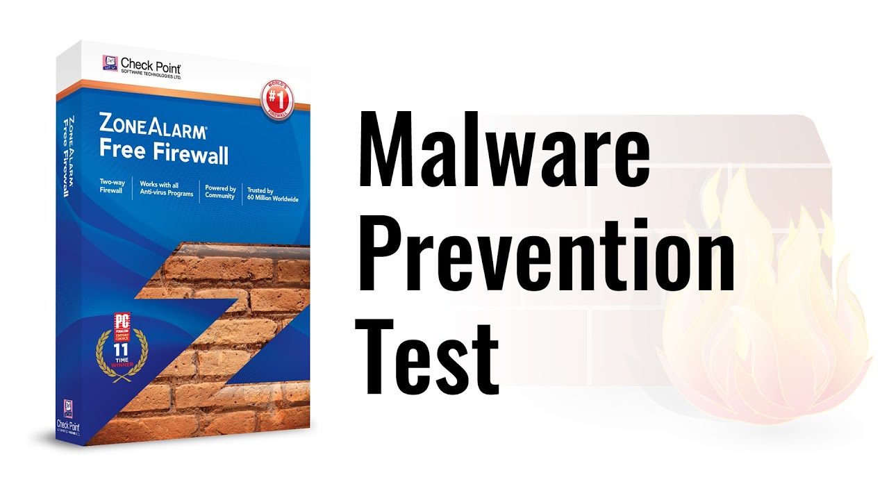 Zone Alarm Free Firewall Malware Prevention Test - YouTube