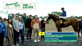 Neat’s Rail-Saving Win at Monmouth Park