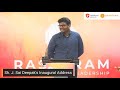 J Sai Deepak's address, book intro & QnA | Inaugural ceremony, Rashtram Accelerator Programme 2021