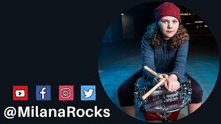 MILANA - The Brain Dance - Animals As Leaders | Milana Rocks Drum Cover