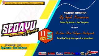 🔴LIVE NGUNDUH Bg.Teguh Kurniawan &Rr.Dian Fitri Cahyani Nindiyawati🎼Cs.SEDAYU🔊MAHKOTA AUDIO📽️RIKA HD