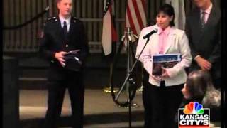 Grandview honors Czech Fire Brigade reps