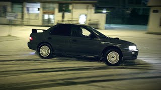 Winter City Drifting: Subaru Impreza \u0026 Legacy in Action | 4K