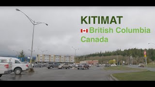 KITIMAT BC (British Columbia) Canada - Walking Tour of Downtown