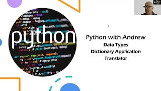 Python Data Types - Dictionary Application - Translator