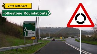 Driving Folkestone Roundabouts