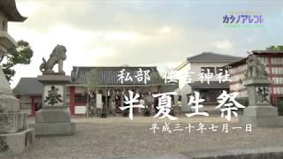 【交野】私部住吉神社〜半夏生祭〜