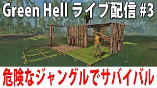 【 ヒント禁止 】危険すぎるジャングルでひたすらサバイバル生活【 Green Hell ライブ配信 #3 】