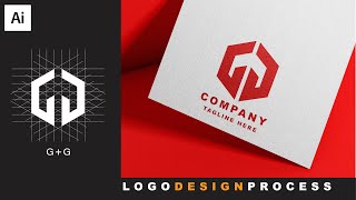 Polygon Letter Logo Design In Adobe Illustrator Tutorial | Modern Logo Design | With Zakki Graphics|