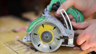 How To Install A Water Valve - Hitachi CM4SB2 Hand held Tile saw : Wet Tile Saw