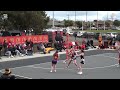 bfnlj 15 u0026u netball seniors gf redan vs north ballarat