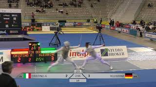 2025 458 T08 01 F F Individual Torino ITA GP BLUE CRISTINO ITA vs KLEIBRINK GER