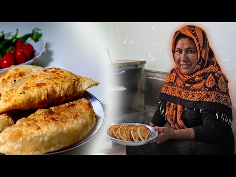 Nomadic Life Cooking Traditional Bread In Turkmenistan Borek