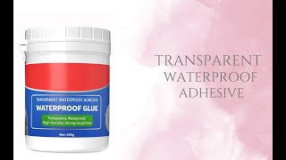 Waterproof Transparanet Glue  #waterproofing