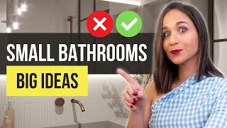 ✅ TOP 10 Ideas for SMALL BATHROOMS | Interior Design Ideas and Home Decor | Tips