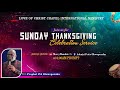 MERCY RAIN 2024 (THANKSGIVING  SERVICE) WITH PROPHET P.A OLOWOPOROKU || 04/08/2024