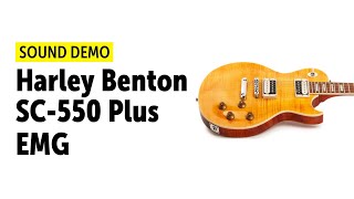 Harley Benton SC-550 Plus EMG - Sound Demo (no talking)