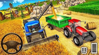 Real Tractor Farming Simulator 2018 - Harvester Tractor Driving #6 - Android Gameplay