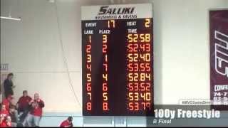 2013 Swimming and Diving Championship: 100y Freestyle Final