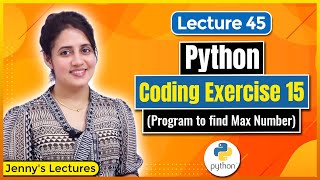 Coding Exercise for Beginners in Python |Exercise 15 | Python Tutorials for Beginners #lec45