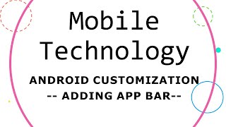 Android Java Adding the AppBar (2024)