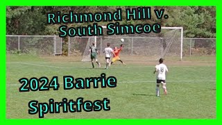 Richmond Hill Raiders U13 Boys I Model vs. South Simcoe United 2024 Spiritfest