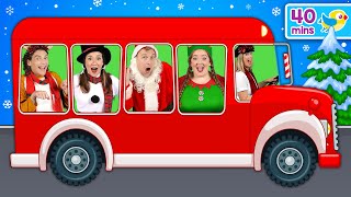 Wheels on the Bus Christmas 🎄 and More Nursery Rhymes (40mins compilation)