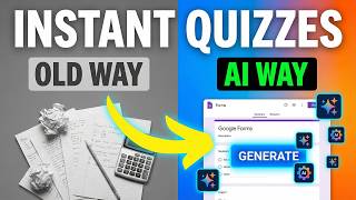 How to Create Instant Quizzes & Assessments with AI Google Forms Integration!