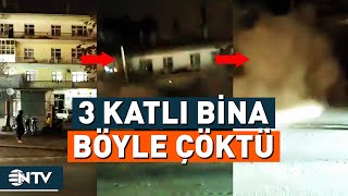 Son Dakika: Konya'da 3 Katlı Bina Böyle Çöktü! 5 Kişi Enkaz Altında Kaldı | NTV