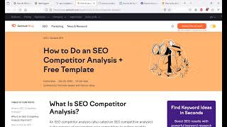How to do SEO Competitor Analysis in 2025 with Uber Suggest: Step-by-Step Guide!