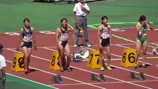 第73回全日本医歯薬獣医大学対抗陸上競技選手権大会　女子100m　準決勝第2組　2016/8/16