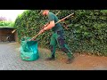 REMOVING Weeds From Yard Areas Or a TYPICAL Gardening DAY In Germany