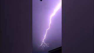 Lighting Filmed in Slow Motion during the Night