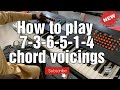 Learn Amazing 7-3-6-5-1-4 Chord Voicings approach that sounds Simple | Piano Tutorial