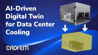 AI-Driven Data Center Cooling | Digital Twin with Ansys Simulation | CADFEM