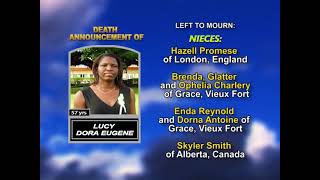 Lucy Dora Eugene ~ Long Obituary