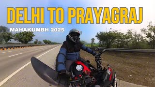 mahakumbh 2025 |delhi to prayagraj | raste me ho gai bike kharab