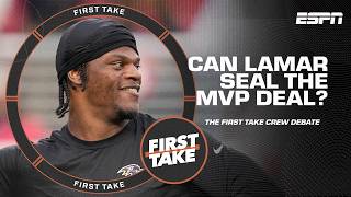 Who is the BIGGEST threat to Lamar Jackson in the MVP race? 👀 | First Take