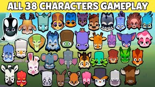 All 38 Characters Gameplay | Zooba 2023