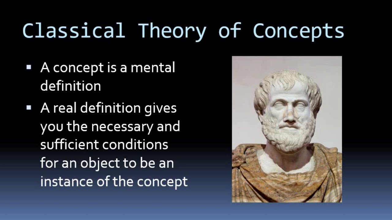 COG250 - 3 - Classical Theory Of Concepts And Prototype Theory - YouTube