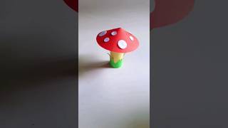 How to make paper mushroom 🍄🍄#papercraft#