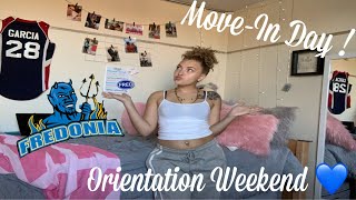 MOVE-IN DAY \u0026 ORIENTATION WEEKEND @ SUNY FREDONIA | VLOG