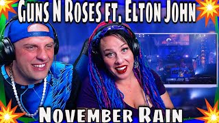 Guns N Roses ft. Elton John - November Rain Live | MTV Awards 1992 | THE WOLF HUNTERZ REACTIONS