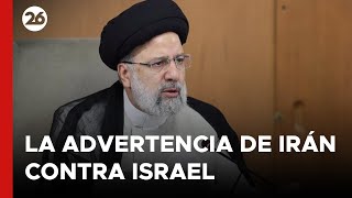 🚨 IRÁN | Así advirtió el líder supremo sobre el "castigo" contra Israel