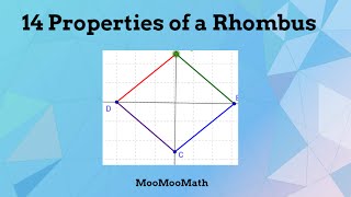 14 Properties of a Rhombus