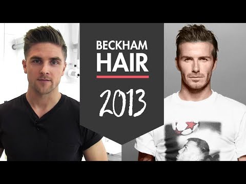 David Beckham Hairstyle - H&M 2013 - How To Style Inspiration By Vilain David Beckham Hairstyle - H&M 2013 - How To Style Inspiration By Vilain