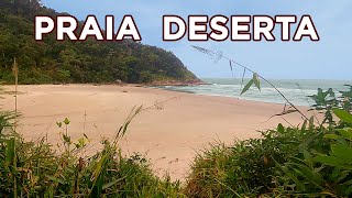 PRAIA DESERTA em PERUÍBE - Praia Desertinha - Litoral Sul de São Paulo