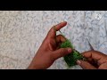 how to make crochet leaf चमक्या लोकरिच पान