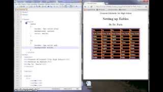 Styling Tables with CSS - Part 1 of 2